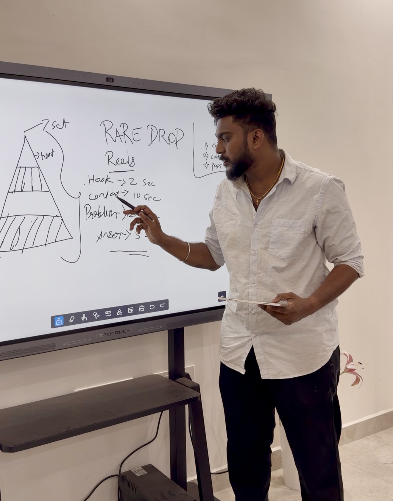 Jones Asir, founder of Rare Drop